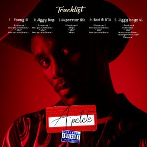 Track list for Apelete's JIGGY's Heart