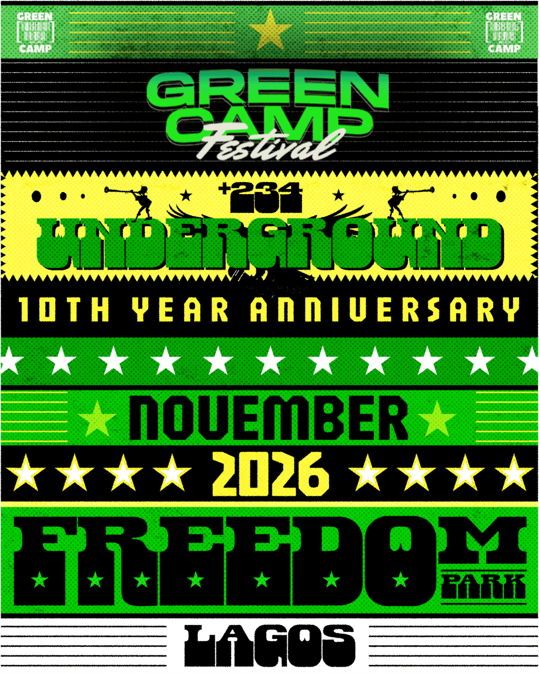 10th anniversary of the Greencamp festival,